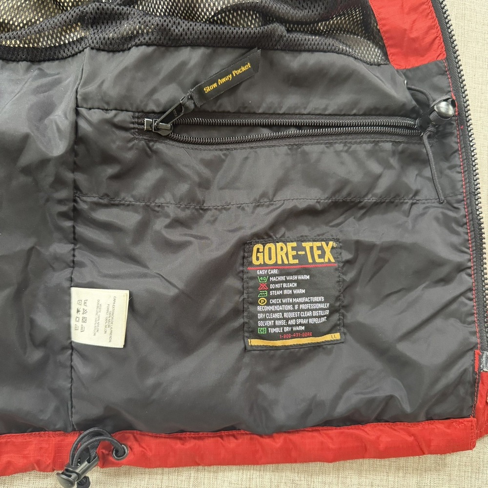 Vintage REI GTX Gtex Rain Jacket Mens Small Gorpcore Utility Technical Pit Zips - Picture 8 of 11